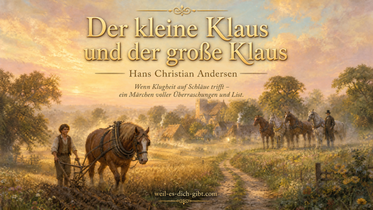 Kleine Klaus Große Klaus - Hans Christian Andersen - anschauliche Darstellung