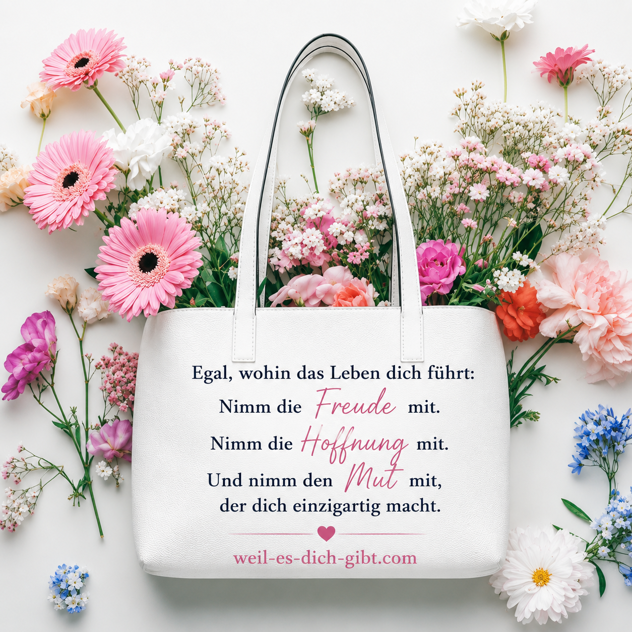 Visualisierung: Egal Wohin Leben Dich Führt Nimm Schöne