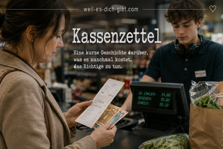 Wechselgeld Kurzgeschichte Moral Über Ehrlichkeit Im Alltag - anschauliche Darstellung