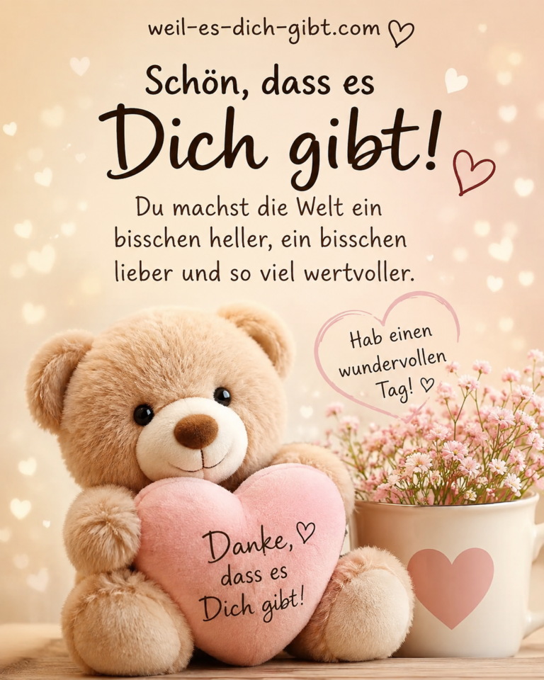 Illustration zum Thema: Schön Es Dich Gibt