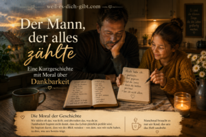 Der Mann, der alles zählte – Eine Kurzgeschichte mit Moral über Dankbarkeit