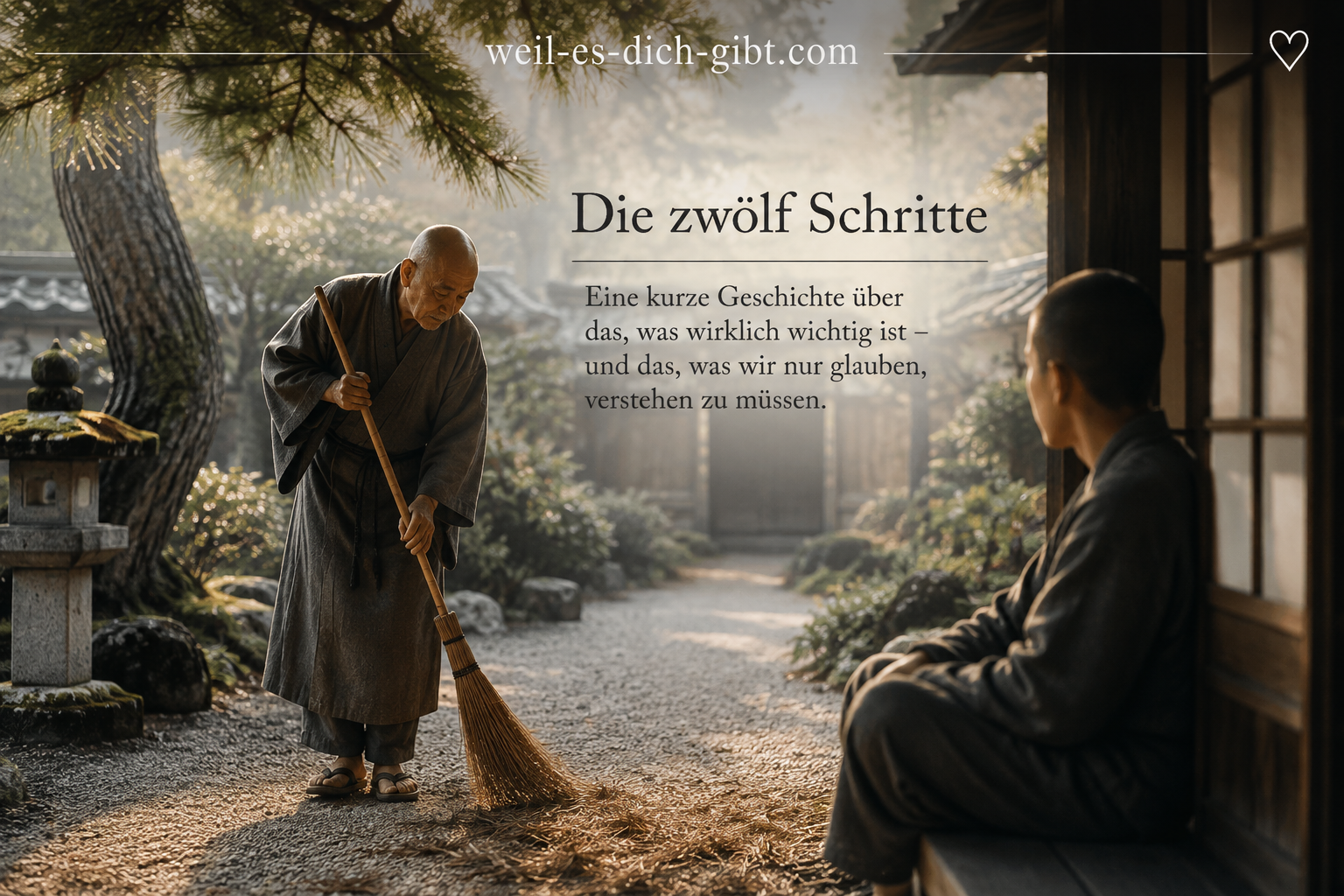 Visualisierung: Kiesweg Zen-Geschichte Über Beständigkeit