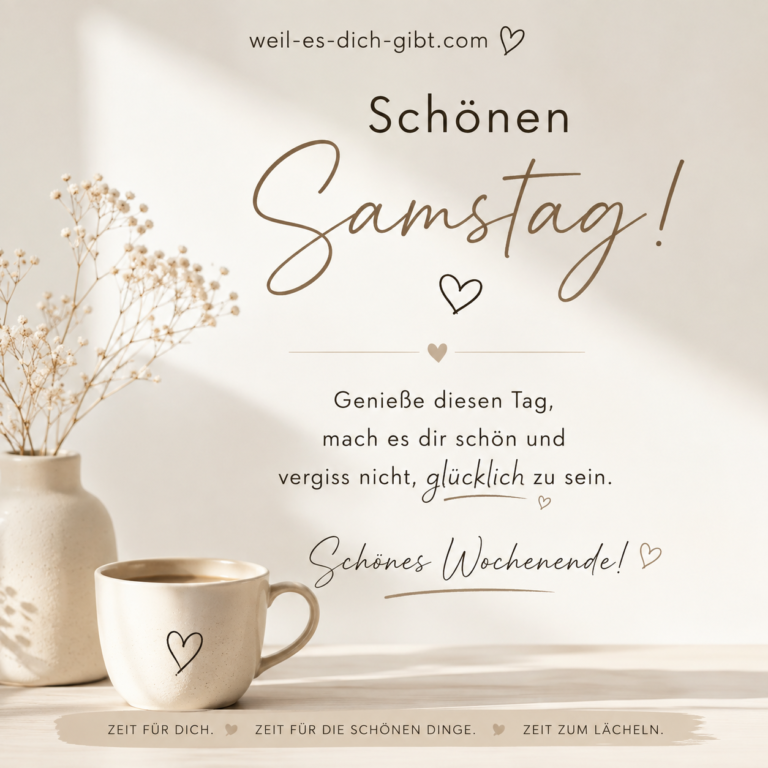Illustration zum Thema: Schönen Samstag