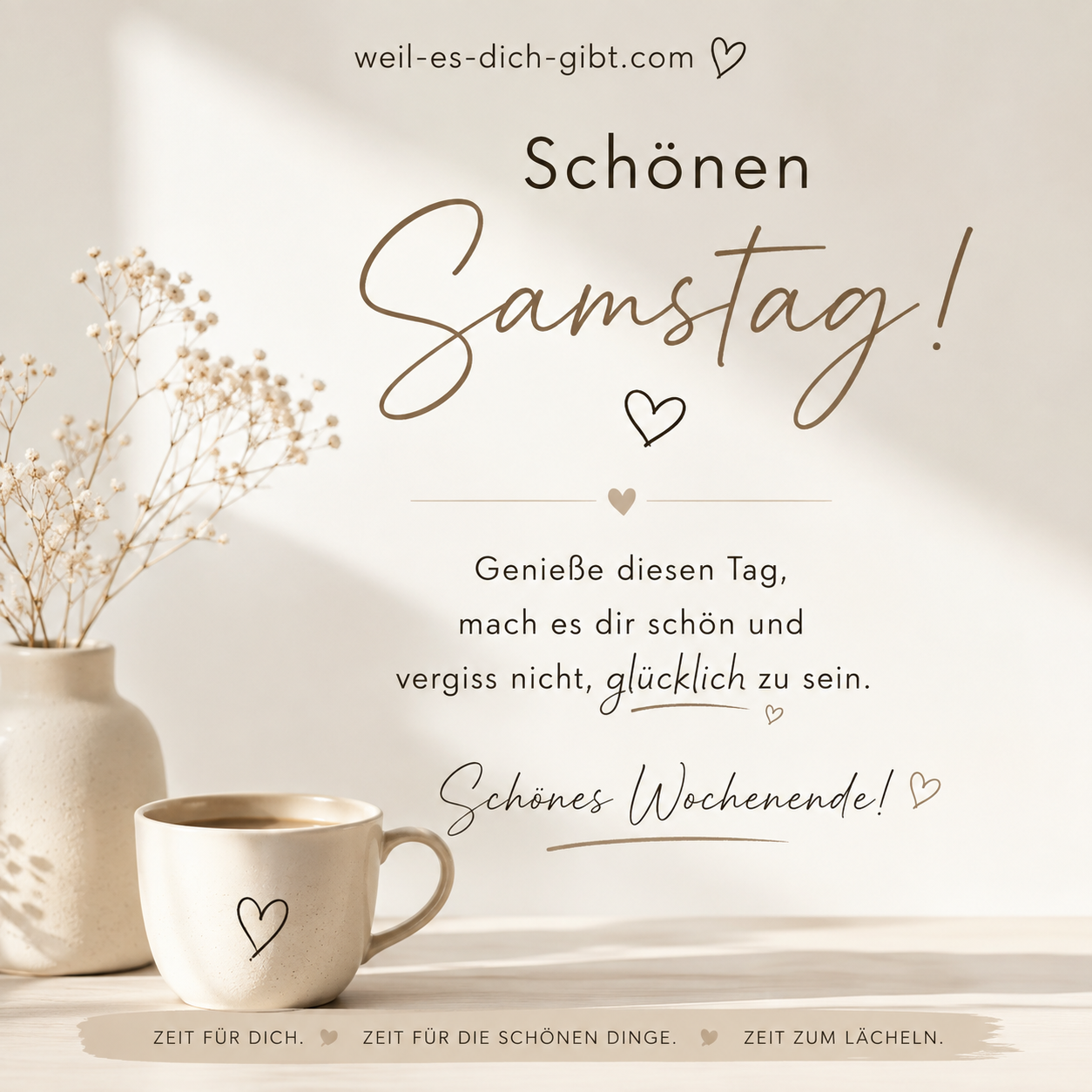 Illustration zum Thema: Schönen Samstag