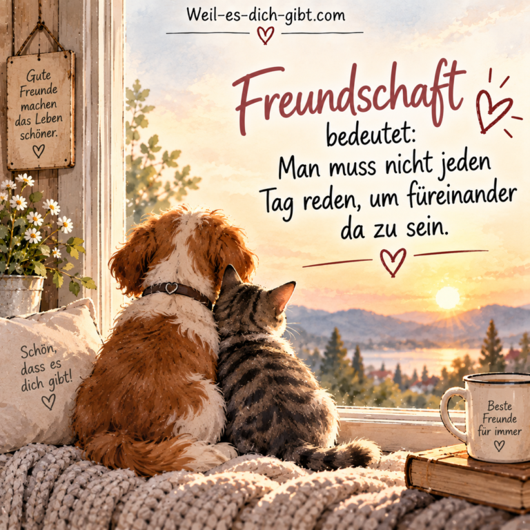 Visualisierung: Wahre Freundschaft Braucht Keinen Täglichen Kontakt