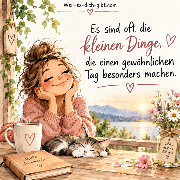 Bild: Kleinen Dinge Tag Besonders Machen - Achtsamkeitszitate, Sprüche