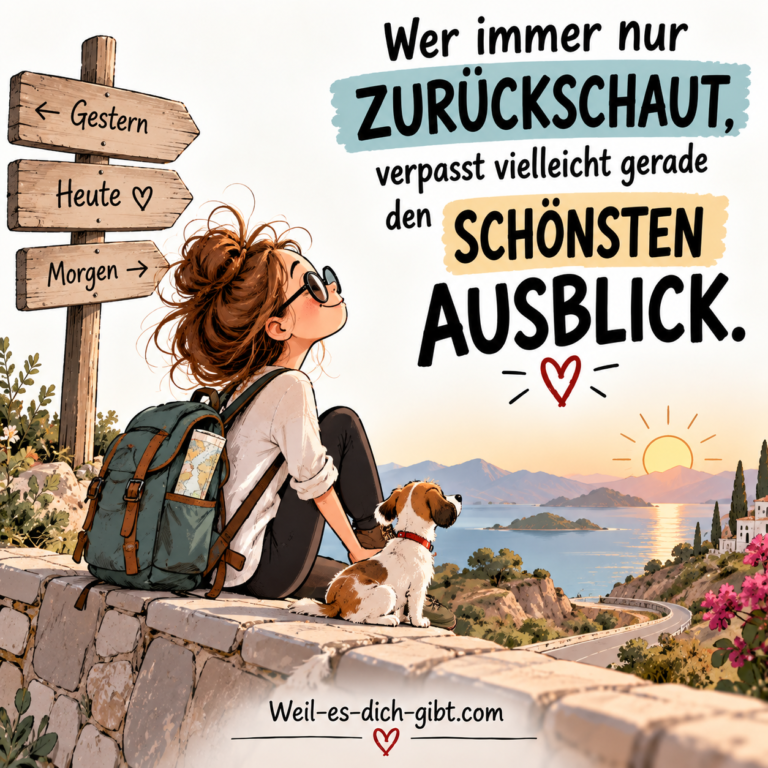 Schönste Ausblick Liegt Vielleicht Noch Vor Dir - anschauliche Darstellung