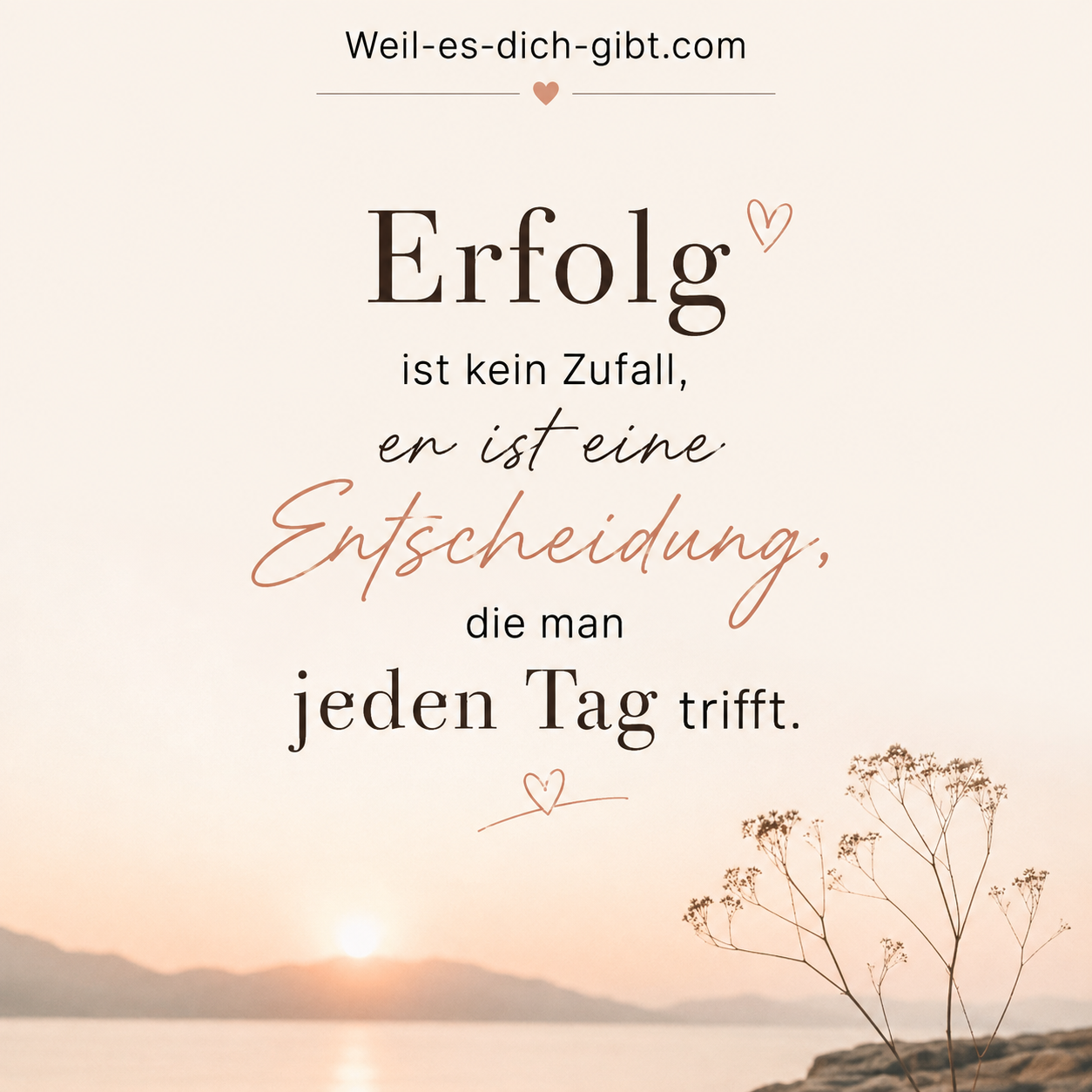 Illustration zum Thema: Erfolg Kein Zufall Kleinen Entscheidungen Dein Leben Verändern Können