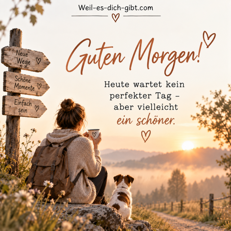 Illustration zum Thema: Heute Wartet Kein Perfekter Tag Vielleicht Ein Schöner