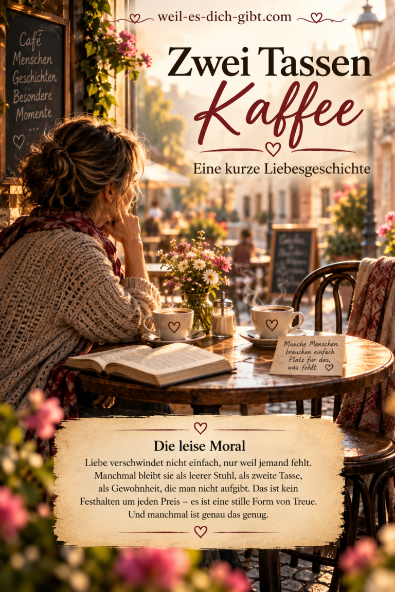Bild: Zwei Tassen Kaffee Kurze Liebesgeschichte - Liebesgeschichten, Kurzgeschichten