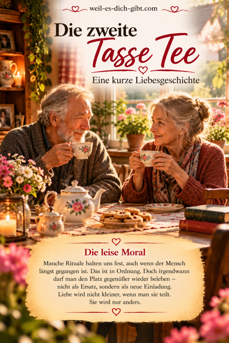 Visualisierung: Zweite Tasse Tee Kurze Liebesgeschichte